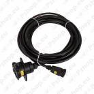 ABS/EBS/TCE KAABEL 7-PIN+7-PIN NELIKANT PISTIK 12M