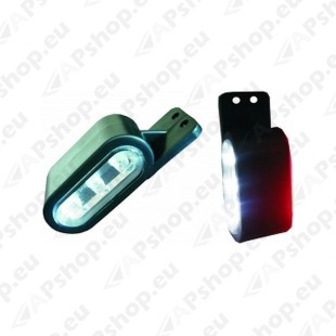 DOB-67L KÜLJETULI VASAK LED. 12/24V. VALGE - PUNANE 40X112X38MM