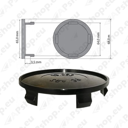 KAPSEL 68MM (LOGOTA). MUST. BMW OE-VELJELE (OE-NR:3613 6783 536 03)