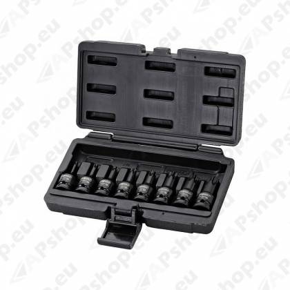 8-OS LÖÖK-TORXIDE KOMPL. 1/2" LÜHIKESED T30-T80 KS TOOLS