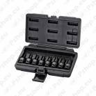 8-OS LÖÖK-TORXIDE KOMPL. 1/2" LÜHIKESED T30-T80 KS TOOLS