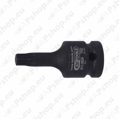 LÜHIKE LÖÖK-TORXOTSIK T50 1/2" (L=57MM) KS TOOLS