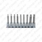9-OS. 1/2" PIKKADE RIBE-TORXOTSIKUTE KOMPL. M5-M14 KS TOOLS