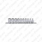 10-OS. 1/4" 12-KANT PADRUNITE KOMPL. SIINIL 4-13MM. KS TOOLS