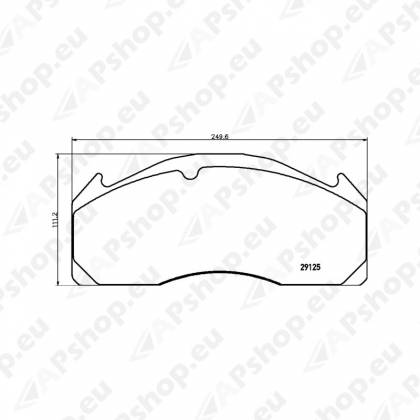 KETASPIDURI KLOTS 29125 VOL FH/FM KA/LA 00 MERITOR