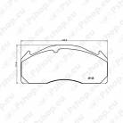 Brake pads for disc brake