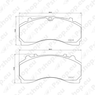PIDURIKLOTSID VWA29246 MER MB ACTROS MPIII/IV ESI MERITOR K035471K51