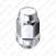 MUTTER M12X1.25/37/19 (KINNINE. P36.8 CH19). MCGARD. KROOM. 1TK