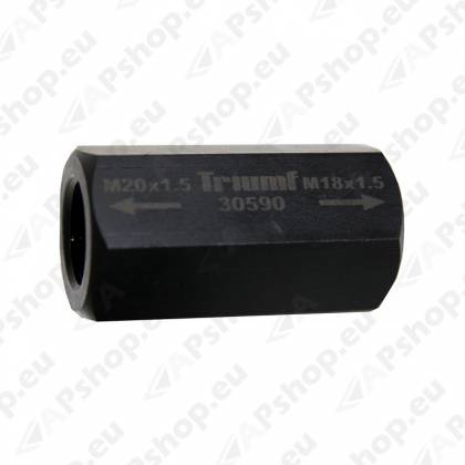 SPINDLI ÜLEMINEK M18X1.5 ->M20X1.5 SISE-SISE TRIUMF