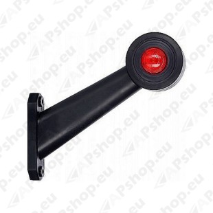 LD357L SARVTULI LED KÕVER 45° 168MM VASAK 12/24V