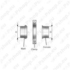 Muffler clamps and accessories