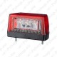 NUMBRITULI LED 12/24 57X102MM PUNANE