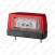 NUMBRITULI LED 12/24 57X102MM PUNANE