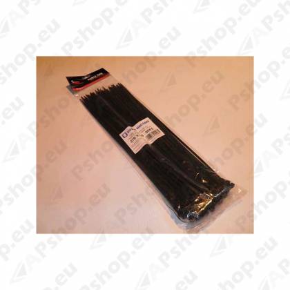 JUHTMEVITS 4.8X 370MM MUST 100TK