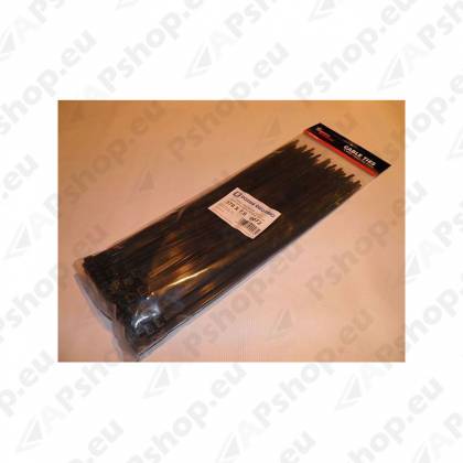 JUHTMEVITS 7.6X 370MM MUST 100TK