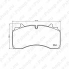SAF OE PIDURIKLOTS 29162 WABCO 22.5 3057008401