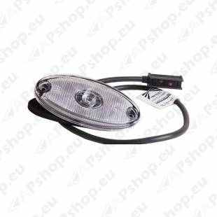 KÜLJETULI LED VALGE FLATPOINT II 12/24V 0.5M JUHE ASPÖCK 102X46MM