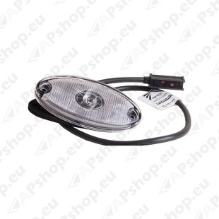 KÜLJETULI LED VALGE FLATPOINT II 12/24V 0.5M JUHE ASPÖCK 102X46MM