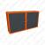 SEINAKAPP. WALLCAB12 PERFO 2.-OSALINE 1064X600X250MM MALOW