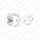 113002 AIRKRAFT ÕHKPADI 895N 2B-220 M10 ÕHK M12 KINNITUSED RISTI