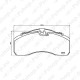 TEXTAR WVA 29278 KNORR SB7000 22.5 IVE/MAN/MB/S