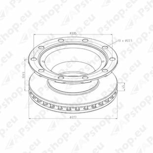 BPW PID.KETAS 0308834130 TSB3709 377MM 10 POLTI