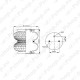 113001 AIRKRAFT ÕHKPADI 2B-220 KINN M10 ÕHK 1/4" KINN.PARALLEELSED