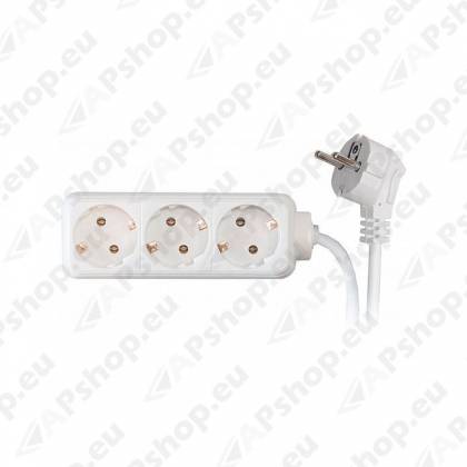 KONTORI PIKENDUSJUHE 3-PESA 5.0M 3X1.0MM2 VALGE