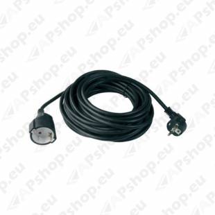 RULLIS PIKENDUSJUHE JÄTKU 10M 3X1.5MM2 MUST
