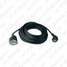 RULLIS PIKENDUSJUHE JÄTKU 10M 3X1.5MM2 MUST