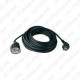 RULLIS PIKENDUSJUHE JÄTKU 20M 3X1.5MM2 MUST