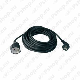 RULLIS PIKENDUSJUHE JÄTKU 20M 3X1.5MM2 MUST