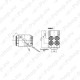 ÕHUJAOTURKLAPP KNORR LS6001 1X12X1.5/6X8X1