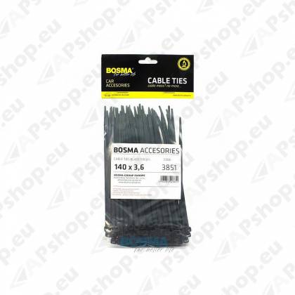 JUHTMEVITS 3.6X 140MM MUST 100TK