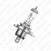 PIRN H4 60/55W 12V P43T ORIGINAL OSRAM