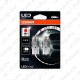 PIRN LED PREMIUM (W21W)(T20) 1.5W 12V W3X16D PUNANE BLISTER-2TK OSRAM
