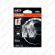 PIRN LED PREMIUM (W21/5W)(T20) 1.5W 12V W3X16Q PUNANE BLISTER-2TK OSRAM