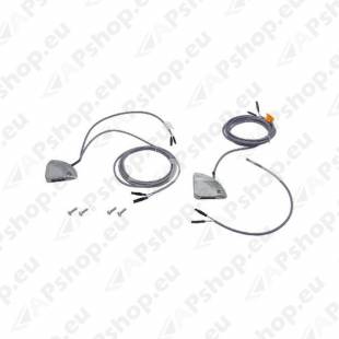 (27838593) TAGALUUGI PÕRANDAPLAADI VILKURTULEDE KOMPLEKT 24V LED 80X80MM
