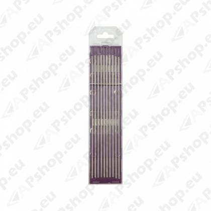 10 ELECTRODES - TUNGSTEN E3 Ø3.2 - PURPLE (AC/DC - ALUMINIUM/STEEL