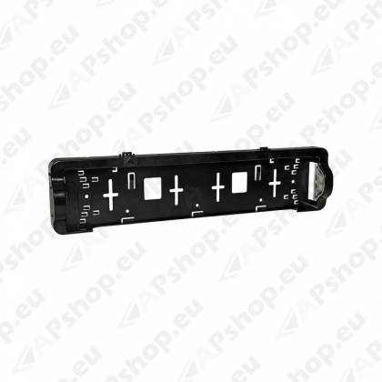 REGISTRITUNNUSE ALUS MUST (NUMBRIALUS) KOOS LED NUMBRITULEDEGA 12/24V