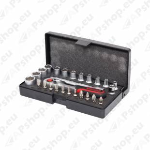 26-OS. PADRUNITE KOMPL. 4-13MM. MADAL. 1/4" 72-H KS TOOLS