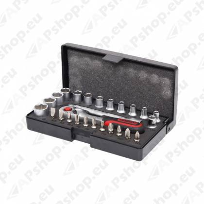 26-OS. PADRUNITE KOMPL. 4-13MM. MADAL. 1/4" 72-H KS TOOLS