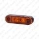 KÜLJETULI LED. KOLLANE. 12/24V 0.5M KAABEL 80X23X13MM