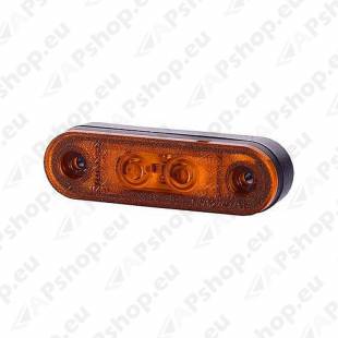 KÜLJETULI LED. KOLLANE. 12/24V 0.5M KAABEL 80X23X13MM