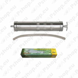 IMI/TÄITEPUMP. 500ML. TERAS. PAINDUVA OTSIKUGA. JBM