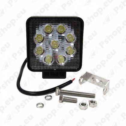 TÖÖTULI 9 LED 27W 10-30V 2000 LUM 110X128X55MM KIRGAS KLAAS