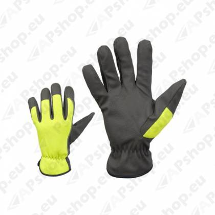 358-10 KUNSTNAHK-TEKSTIIL FLIISVOODRIGA TÖÖKINDAD “NEON” 10” M+