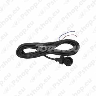 2-PIN PISTIK KEERMEGA TAGAUUGI SOLENOIDILE KOOS JUHTMEGA