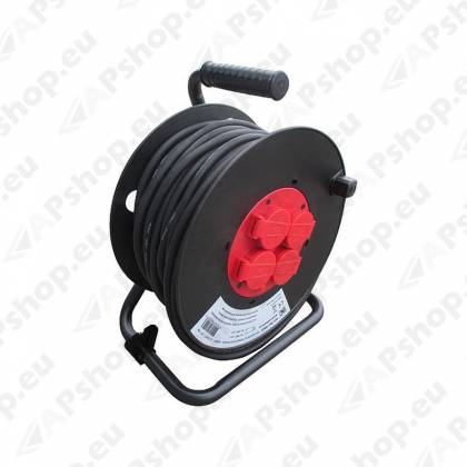 POOLIL PIKENDUSJUHE METALL/PLAST 25.0M 3X1.5MM2 KUMMIKATTEGA