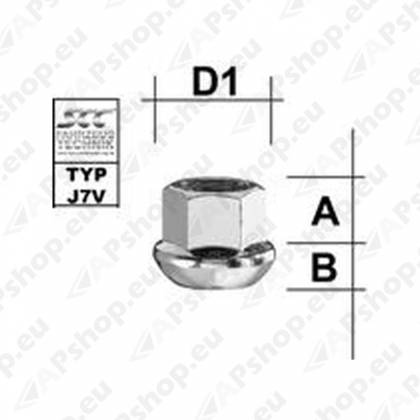MUTTER PKM14X1.50/20/19 (PALL R13. AVATUD. P20. CH19)